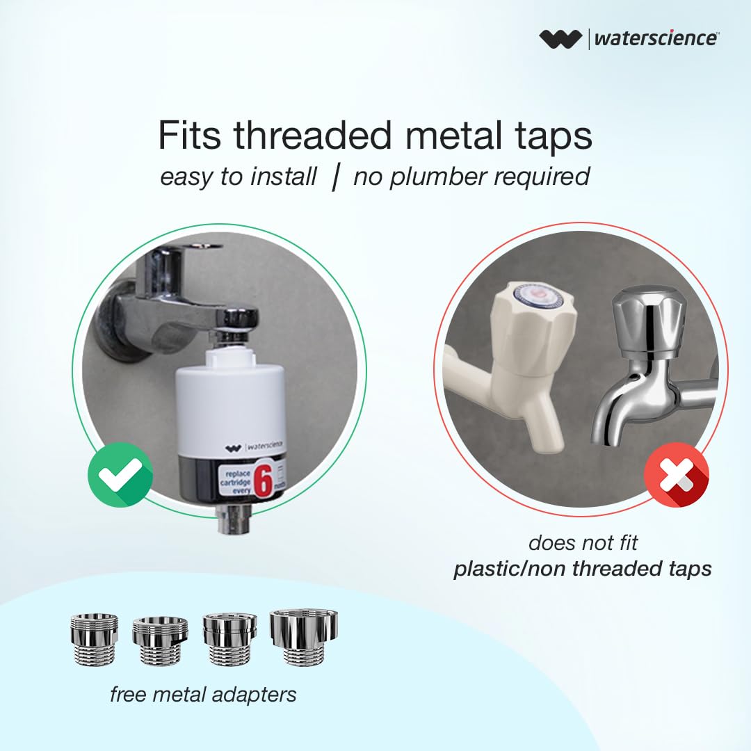 CLEO Hard Water Softener for Tap & Shower