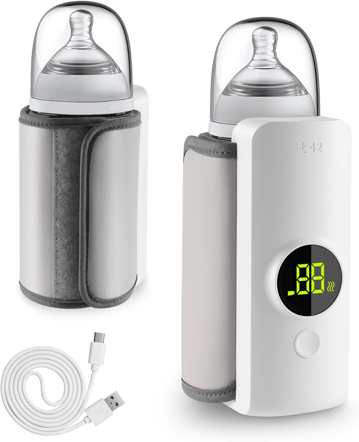 PHILIPS AVENT Portable Baby Bottle Warmer – Rechargeable Travel Milk Heater