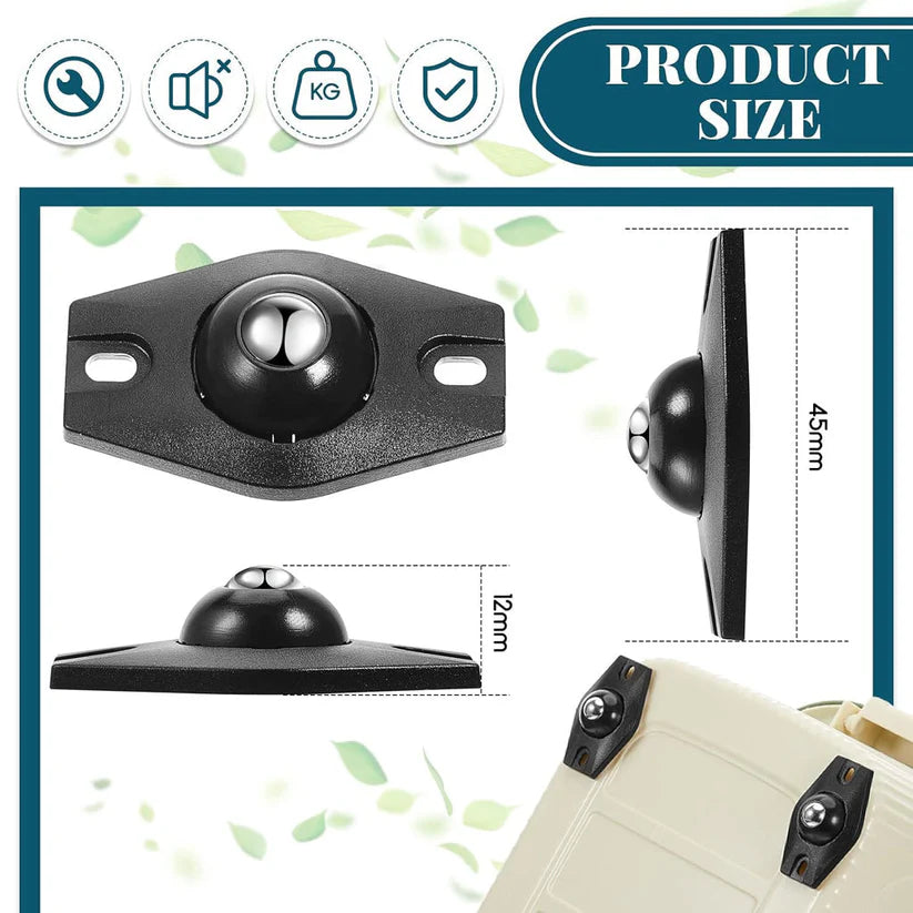 AtomCart Heavy Duty 360° Rotating Moving Wheels