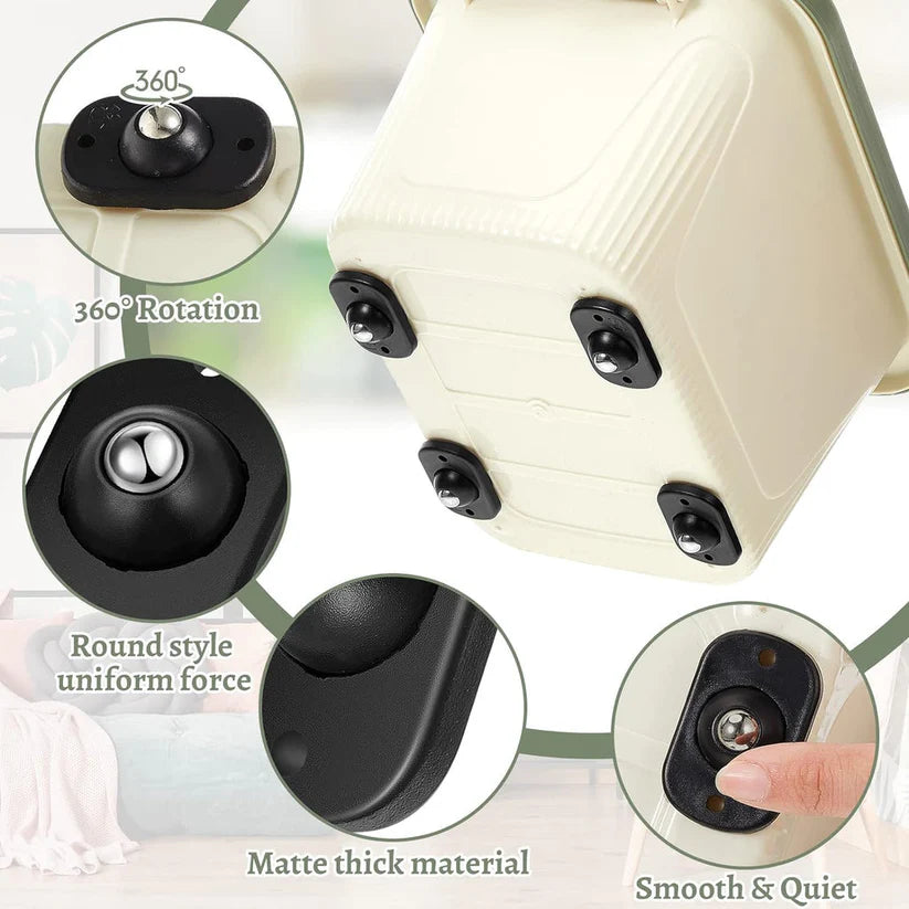 AtomCart Heavy Duty 360° Rotating Moving Wheels